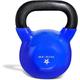 Yes4All KGWS Vinyl Coated Cast Iron Kettlebell, Kettle Bell Weights Set - Blue Kettlebells, 20.5 kg