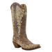 Corral A1094 - Womens 6 Brown Boot Medium