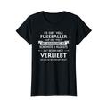 Frauen Fußball Frauenfussball Spielerfrau Fußballer T-Shirt