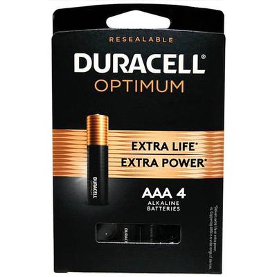 Duracell 03263 - AAA Optimum Extra Life Battery (4 pack) (DUROPT2400B4 Duracell Optimum Extra Life AAA 4PK)