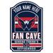WinCraft Washington Capitals Personalized 11'' x 17'' Fan Cave Wood Sign