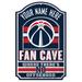 WinCraft Washington Wizards Personalized 11'' x 17'' Fan Cave Wood Sign