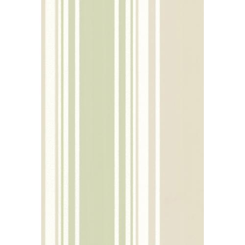 Little Greene 'Tented Stripe - Eau De Nil' - Green Wallpaper