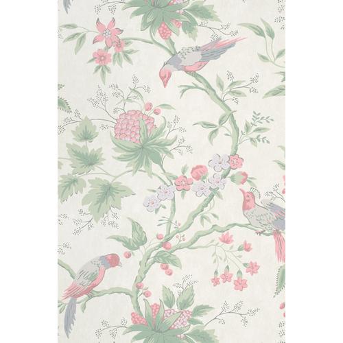 Little Greene 'Brooke House - Linen' - Netural Wallpaper
