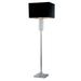 House of Hampton® Foulk 63" Floor Lamp Metal/Crystal in Black/Gray | 63 H x 17 W x 17 D in | Wayfair A501101FBC