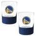 Golden State Warriors 2-Pack 14oz. Rocks Glass Set with Silcone Grip