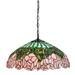 Astoria Grand Diane 3 - Light Unique/Statement Dome Pendant Glass in Brown/Green/Pink | 22 W x 22 D in | Wayfair CE8A2D567CF541FB8DF800E5C1CFA0A4