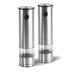 Cole & Mason Battersea Electric Salt & Pepper Grinder Set Stainless Steel/Metal/Acrylic in Gray | 8.9 H x 6.42 W x 3.74 D in | Wayfair H3052480U