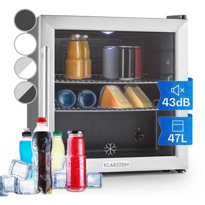 Klarstein - Mini Frigo de Chambre et Bureau pour Boisson, Petit Frigo Silencieux, Refrigerateur