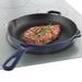 Chantal 10" Cast Iron Skillet Enameled Cast Iron/Cast Iron in Blue | 2.75 H in | Wayfair TC63-26 BL