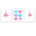 Outside In Art Studio Little Girls Ballet Artwork, Paper Prints Paper in Pink/Blue | 14 H x 11 W in | Wayfair