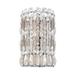 Schonbek Sarella 2-Light Flush Mount Glass/Metal in Gray | 11 H x 7 W x 4.5 D in | Wayfair RS8333N-401H