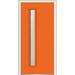 Verona Home Design 1-Lite Painted Steel Spotlight Prehung Front Entry Door Metal | 30 W in | Wayfair ZZ352472L