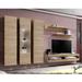 Orren Ellis FLYC5 Floating Entertainment Center for TVs up to 70" Wood in Brown | Wayfair 6D6D53D6A00A49DDB9966C9470DDDF0B