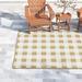 White/Yellow 101.97 x 0.12 in Indoor/Outdoor Area Rug - Sand & Stable™ Lyle Plaid Tan/Ivory Area Rug, Polypropylene | 101.97 W x 0.12 D in | Wayfair