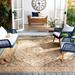 White 102 x 0.2 in Area Rug - Langley Street® Danya Oriental Cream/Beige Indoor/Outdoor Area Rug | 102 W x 0.2 D in | Wayfair