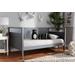 Baxton Studio Cintia Cottage Farmhouse Grey Finished Wood Twin Size Daybed - Cintia-Grey-Daybed