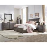 Birch Lane™ Aybel 6 Drawer 65" W Double Dresser w/ Mirror Wood in Gray | 34 H x 62 W x 18 D in | Wayfair 087FACBB059548C1818792DE8F706B64