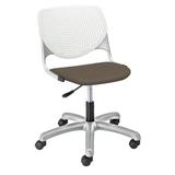 KFI Studios Kool Poly Task Chair Upholstered, Steel in Gray | 35 H x 19.5 W x 18.5 D in | Wayfair TK2300-P08-Java