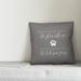 Red Barrel Studio® Renken When You're Happy Throw Pillow Polyester/Polyfill blend | 18 H x 18 W x 1.5 D in | Wayfair