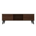 Doyers 62.20 Mid Century Modern TV Stand in Nut Brown - Manhattan Comfort 175AMC174