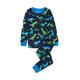 Hatley Boy's Lange Schlafanzüge Long Sleeve Pyjama Pajama Set, Blue, 4 Jahre