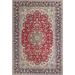 White 24 W in Indoor Area Rug - Bloomsbury Market Dorado Traditional Dark Blue/Red Area Rug Polyester/Wool | Wayfair