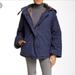 Free People Jackets & Coats | Free People Quilted Denim Coat With Sherpa Lining | Color: Blue | Size: Xs