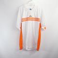 Adidas Shirts | 90s Adidas Mens Large Spell Out Soccer Jersey | Color: Orange/White | Size: L