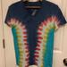 American Eagle Outfitters Shirts | American Eagle Tie Dye T-Shirt Xs | Color: Blue/White | Size: Xs