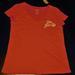 American Eagle Outfitters Tops | American Eagle Orange-Red Live Your Life Top S | Color: Red | Size: S