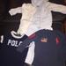 Polo By Ralph Lauren Matching Sets | Baby Polo Sweat Suit And T-Shirt Combo | Color: Blue/White | Size: 6mb