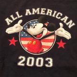 Disney Shirts & Tops | 2003 Mickey Mouse Tee Shirt | Color: Blue/Red | Size: Large