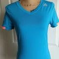 Adidas Tops | Adidas Techfit Shirt | Color: Blue/Orange | Size: S