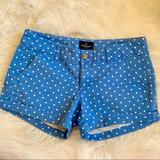 American Eagle Outfitters Shorts | American Eagle Polka Dot Printed Shorts | Color: Blue/White | Size: 4