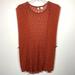 Anthropologie Tops | Anthropologie | Moth Sleeveless Cover Up Sz M/L | Color: Orange | Size: M/L