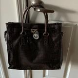 Michael Kors Bags | Authentic Mk Hampton Bag | Color: Gray/Silver | Size: Os