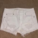 American Eagle Outfitters Shorts | Ae White Festival Shortie | Color: White | Size: 4