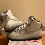 Nike Shoes | Air Force 1 Lux Max Air Pearl Collection | Color: Silver/White | Size: 8.5