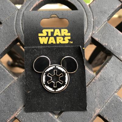 Disney Jewelry | Disney Star Wars Pin | Color: Black/White | Size: Os