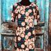 Lularoe Dresses | Large Lularoe Julia Dress Nwt | Color: Blue/Cream | Size: L