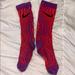 Nike Shoes | Nike Kids Dri Fit Socks | Color: Orange/Purple | Size: Unisex Preschool