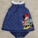 Disney Dresses | 12m Disney Dress - Onesie Minnie | Color: Blue/White | Size: 12mb