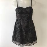 American Eagle Outfitters Dresses | 3 For 20 American Eagle Lace Overlay Dress | Color: Black | Size: Xs