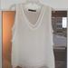 Zara Tops | Chic Layered Zara Top | Color: White | Size: Xs