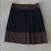 Anthropologie Skirts | Anthropologie Left Of Center 100% Cotton Skirt | Color: Black/Brown | Size: 4
