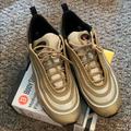 Nike Shoes | Air Max - Gold Size 11 - 7/10 Condition | Color: Gold/White | Size: 11