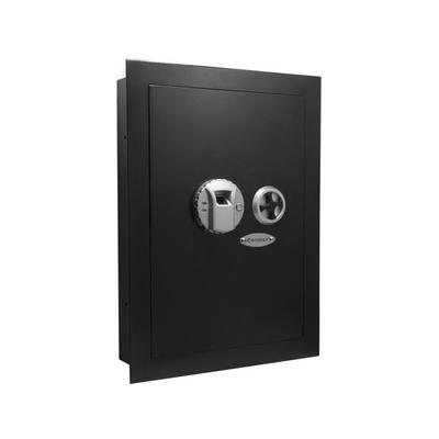 Barska Biometric Wall Safe Left Opening Black Medium AX13034