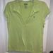 American Eagle Outfitters Tops | American Eagle V Neck Polo | Color: Green | Size: L