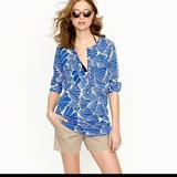 J. Crew Tops | J.Crew Fanfare Tunic | Color: Blue/White | Size: Xxs